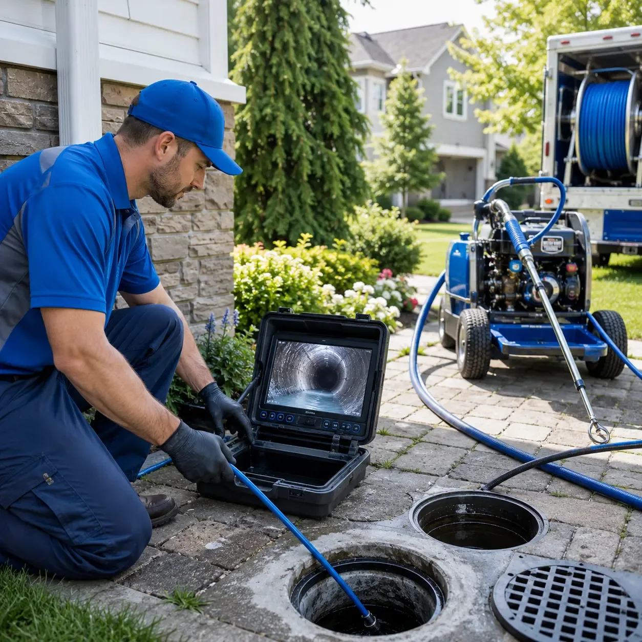 Outdoor drain cleaning professionals serving Armstrong, IA